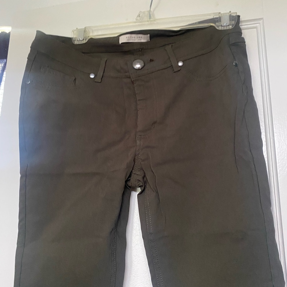 Active USA Dark Olive Trousers
